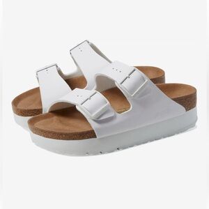 Birkenstock Arizona Pap Flex Platform Birks-Flor Size 11 NWT